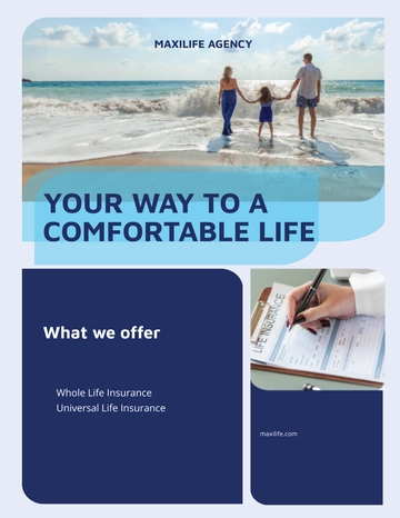 Free Insurance Agency Flyer Template to Edit Online