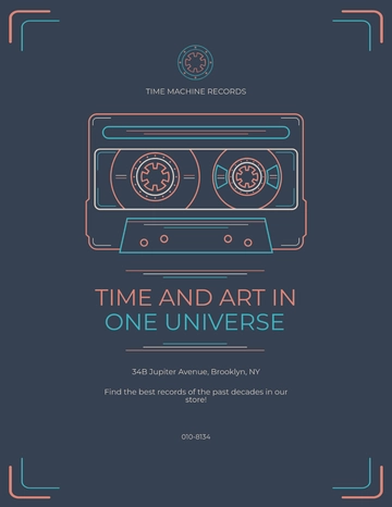 Free Retro Business Flyer Template to Edit Online