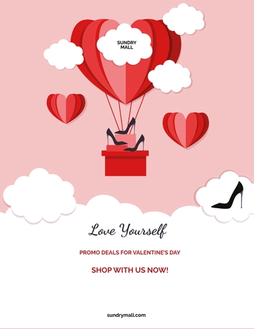 Free Valentines Day Flyer Template to Edit Online