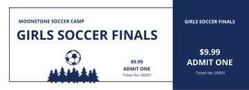 Free Soccer Camp Ticket Template to Edit Online