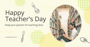 Free Teacher's Day Linkedin Banner Template to Edit Online