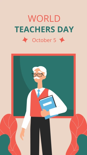 Free Teacher's Day Whats App Post Template to Edit Online