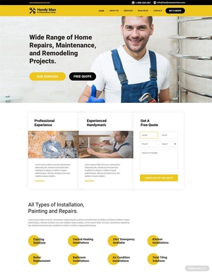 Handy Man WordPress Theme/Template