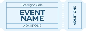 Free Blank Admission Ticket Template to Edit Online