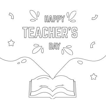 Free Teachers Day Graphic Drawing Template to Edit Online