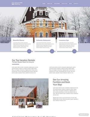 Vacation Rental WordPress Theme/Template