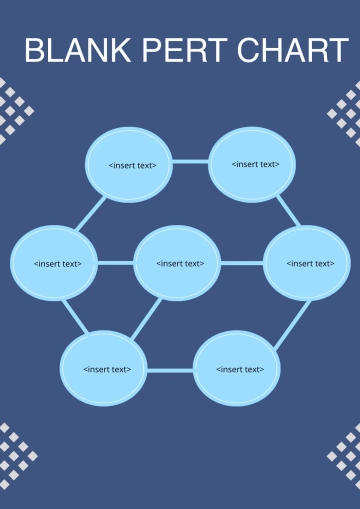 Free Blank PERT Chart Template to Edit Online