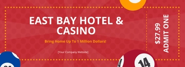 Free Bingo Event Ticket Template to Edit Online
