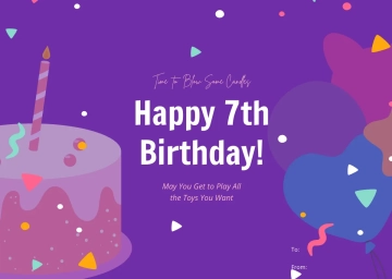 Free Cute Blank Greeting Card Template to Edit Online