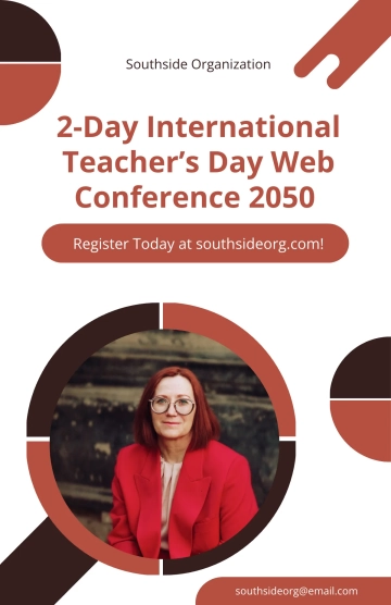 Free International Teacher's Day Poster Template to Edit Online