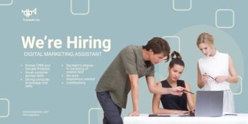 Free Digital Marketing Assistant Hiring Banner Template to Edit Online