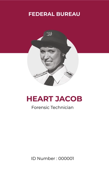 Free Law Enforcement ID Card Template to Edit Online