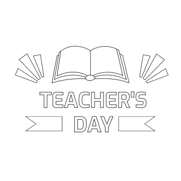 Free Teachers Day Logo Drawing Template to Edit Online