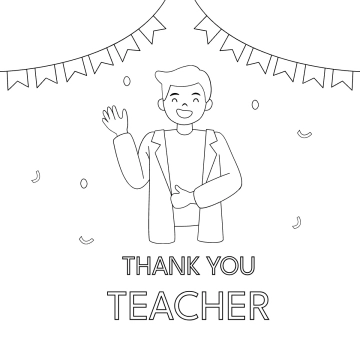Free Teachers Day Sign Drawing Template to Edit Online