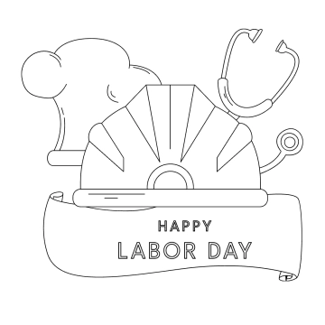 Free Labor Day Illustrator Drawing Template to Edit Online