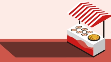 Free Food Court Background Template to Edit Online