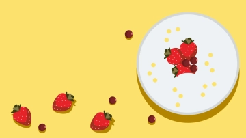 Free Plain Food Background Template to Edit Online