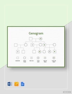 Blank Genogram Template Blank Genogram Template