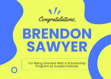 Free Scholarship Congratulations Card Template to Edit Online