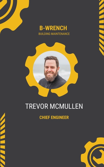 Free Building Maintenance Service ID Card Template to Edit Online