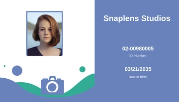 Free Creative Photographer ID Card Template to Edit Online