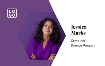 Free Horizontal Employee ID Card Template to Edit Online
