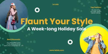 Free Fashion Store Banner Template to Edit Online