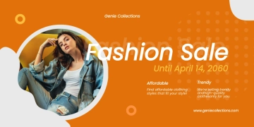Free Fashion Sale Banner Template to Edit Online