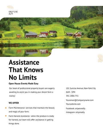 Farm Flyer Template - Edit Online & Download