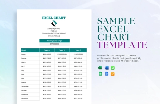 Sample Excel Chart Template