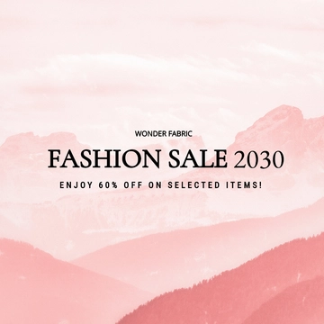 Free Blank Fashion Sale Instagram Post Template to Edit Online