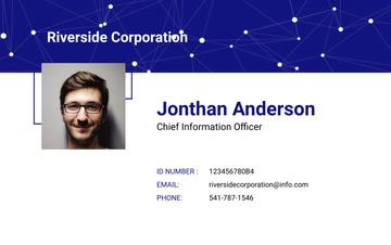 Free IT ID Card Template to Edit Online