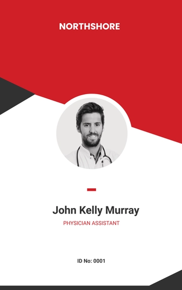 Free Printable Emergency ID Card Template to Edit Online