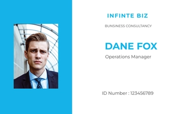 Free Printable ID Card Template to Edit Online
