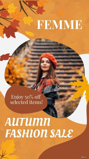 Seasonal Fashion Sale Instagram Story Template