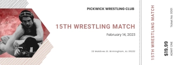 Free Wrestling Ticket Template to Edit Online