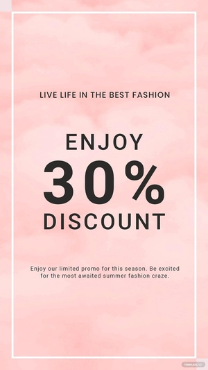 Seasonal Fashion Sale Whatsapp Image Template
