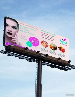 Spa Billboard Banner Template