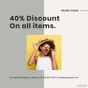 Trendy Fashion Sale Instagram Post Template