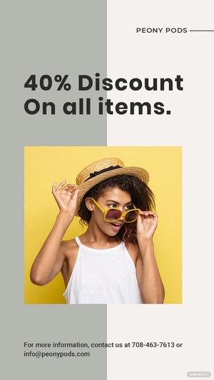 Trendy Fashion Sale Instagram Story Template