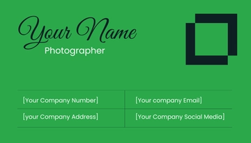 Free Aperture Business Card Template to Edit Online