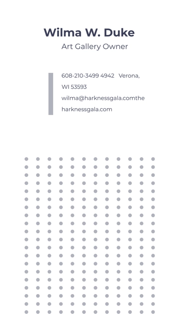 Free Artistic Business Card Template to Edit Online