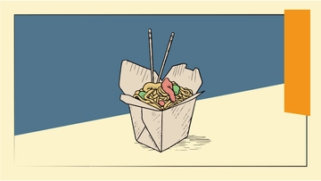 Free Food Clipart Background Template to Edit Online