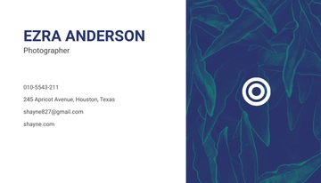 Free Business Cards for Photographer Template to Edit Online