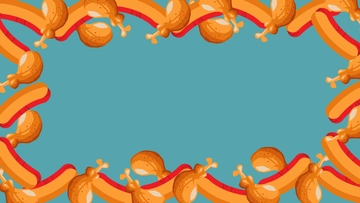 Free American Food Background Template to Edit Online