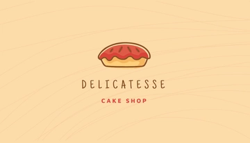 Free Cake Shop Business Card Template to Edit Online