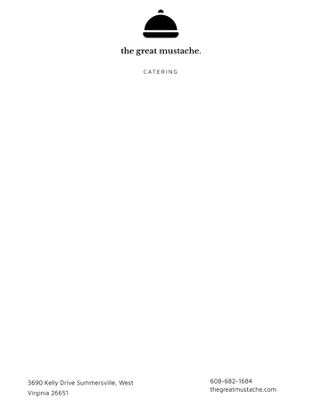 Free Catering Letterhead Template to Edit Online
