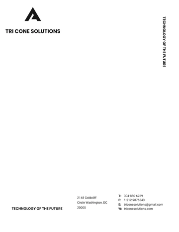 Free Clean Small Business Letterhead Template to Edit Online