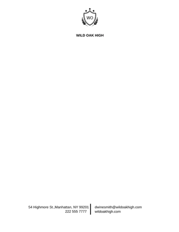 Free College Letterhead Template to Edit Online