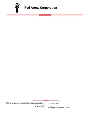 Free Corporation Letterhead Template to Edit Online